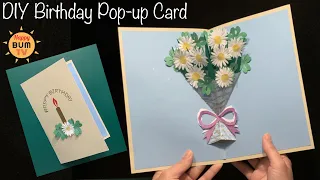 DIY FLOWER POP UP CARD l HANDMADE BIRTHDAY CARD