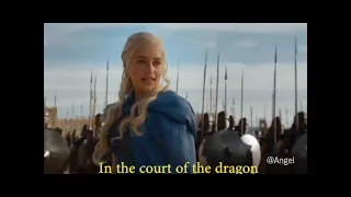 Trivium   In The Court of the Dragon   Lyrics Video (Game of Thrones)