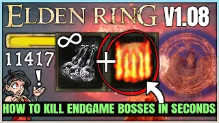 The New 1.08 Best Combo in Game is BROKEN OP - How to Destroy With 1 Attack - Best Elden Ring Build!