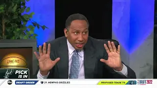 Stephen A. Smith has a meltdown at the NBA Draft after the Knicks drafting Ousmane Dieng