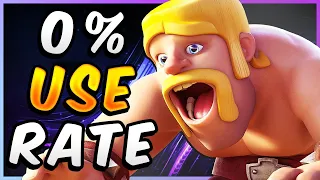 WORST CARD in CLASH ROYALE got RANK #5 IN WORLD?!