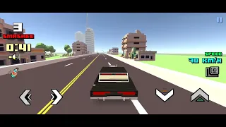 Blocky car racer game play mobile phone 📱