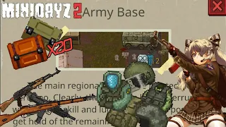 MinidayZ2:Loot 20 times at the army base!#1