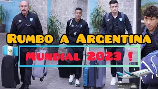 Selección sub20 de Guatemala sale Rumbo a Argentina| La salida de la Sub20 de Guatemala a Argentina