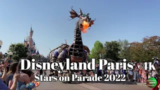 Disneyland Paris - Stars on Parade 4K (Evening) 2022  #parade #disneylandparis