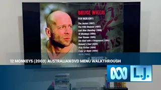12 Monkeys (2003) Australian DVD Menu Walkthrough