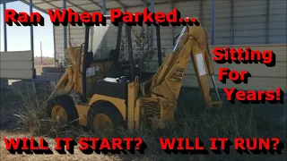 WILL IT START? WILL IT RUN? FAIL? Skid steer sitting for years