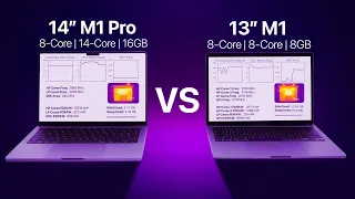 MacBook Pro 14 (M1 Pro) vs MacBook Pro 13 (M1) – Performance Analysis