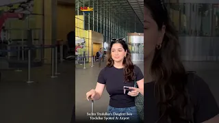 Sachin Tendulkar's Daughter Sara Tendulkar HOT Look At Airport #shorts #ytshorts #trending