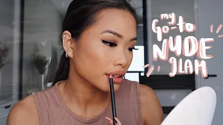 MY GO TO NUDE GLAM MAKE-UP LOOK