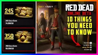 DO NOT Buy Or Spend ANY Gold Bars In Red Dead Online Until You Know These Things First! (RDR2)