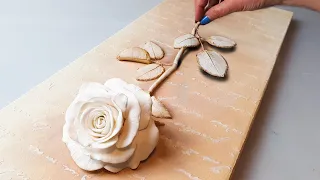 3D ROSE with TEXT Art - UNBELIEVABLE  technique - Easier than You Think! | AB Creative Tutorial