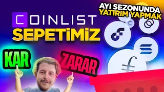 Coinlist Sepetimiz🎁 Coinlist Ön Satışlarının KAR - ZARAR Durumları 🔴 Ayı Sezonunda Yatırım Taktiği