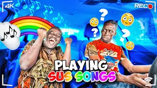 PLAYING “SUS” SONGS IN FRONT OF MY BOYFRIEND…*HILARIOUS*