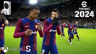 Efootball 2024 Gameplay Xbox Series S