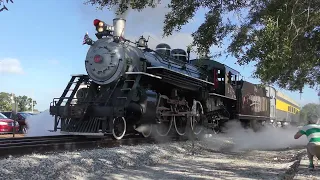AIR BELL On The Sugar Express? US Sugar Steam Engine 148 On The Clewiston Comet 11-11-23