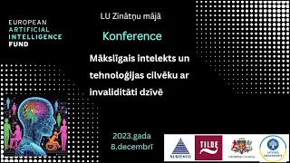 Konference – Mākslīgais intelekts un tehnoloģijas cilvēku ar invaliditāti dzīvē