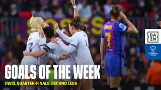 The Top Five Goals From The Second Legs Of The 2021-22 UEFA Women's Champions League Quarter-finals