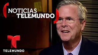 Telemundo habló con el precandidato a la presidencia Jeb Bush | Noticias | Noticias Telemundo