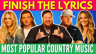 FINISH THE LYRICS - Country Edition 2024📀Country Music Quiz 🎶