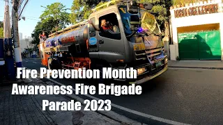 Fire Prevention Month Fire Brigade Parade || Pasig City