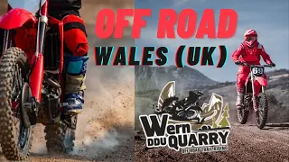 WERN DDU QUARRY (Wales , UK) - OFF ROAD VENUE (video resolution 1080/60)