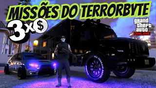 MISSÕES do TERRORBYTE com TRIPLO DINHEIRO E RP GTA ONLINE