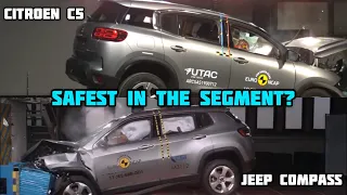 Jeep Compass & Citroen C5 Aircross Euro NCAP test | Safety features | Crash test.