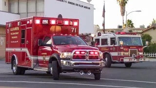 Alhambra Fire Dept. Engine 771 & RA71