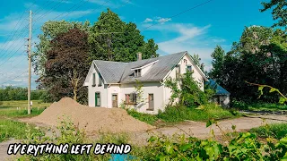 Farmhouse with EVERYTHING left behind! Abandoned for 10 Years! (Forgotten Homes Ontario Ep.70)