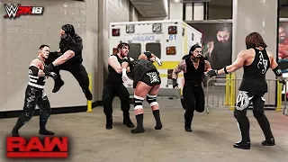 WWE 2K18 Custom Story - The Shield Destroys Bullet Club Raw 2017 ft. Lesnar, Strowman - PART 20