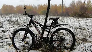 Первый снег Осень Октябрь 2019 год