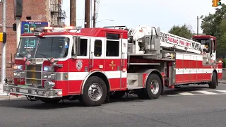 Passaic Fire Department Engine 1, Ladder 1, Engine 4 & Battalion Chief 93 Responding 9/30/22