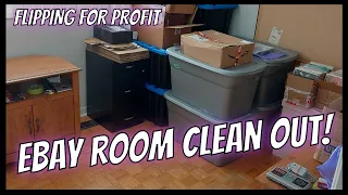 eBay Room Clean Out! - FLIPPING FOR PROFIT