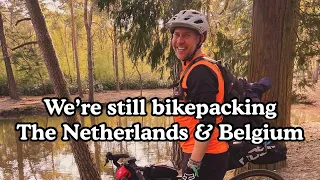 BIKEPACKING BELGIUM AND THE NETHERLANDS 2024 - PART 2! Camping Siesta to Tulderheyde Camping!