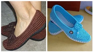 Most Creative And Unique  Handmade Crochet Shoes And Ideas Collection 2022
