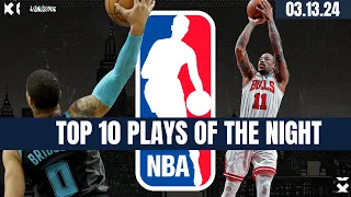 NBA'S TOP 10 PLAYS OF THE NIGHT 🔥 | MARCH 13, 2024