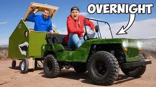 MICRO JEEP OVERNIGHT SURVIVAL CHALLENGE!