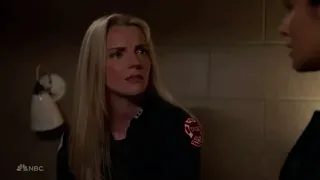 Chicago fire 11x22 Stella and Brett talking about Kelly