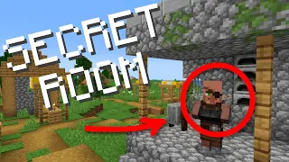 Minecraft NEW secret room in BLACKSMITH HOUSE!