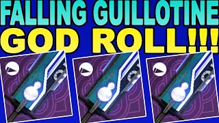 HOW TO GET FALLING GUILLOTINE & FALLING GUILLOTINE GOD ROLL-Destiny 2