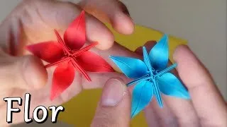 Flor Estrella Fantástica de Papel - Origami