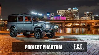 Custom Defender 110 with Lamborghini Orange Leather | Project Phantom | E.C.D. Automotive Design