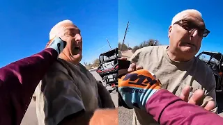 THIS Is What Happens When You Mess With The WRONG BIKER!