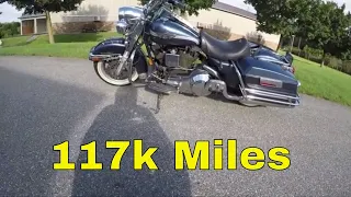 My 117 Thousand mile Road King (still crushing it)