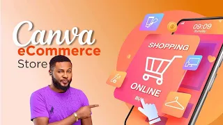 How to Design FREE Ecommerce Website in Minutes using Canva Website Builder | Step-by-Step Tutorial