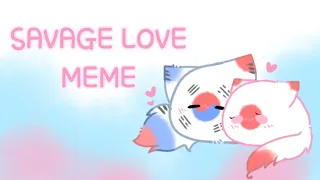 SAVAGE LOVE Meme || Countryhumans ft. Korea & Japan [FlipaClip]