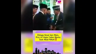 Mertua tendang menantu saad akad nikah