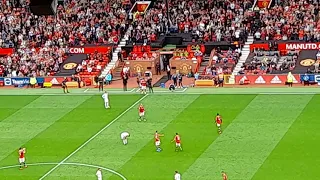 Jadon Sancho debut Man Utd. vs Leeds Utd. at Old Trafford