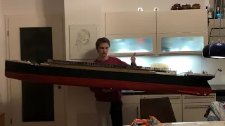 3 METER CARDBOARD TITANIC SINKING MODEL showcase_5